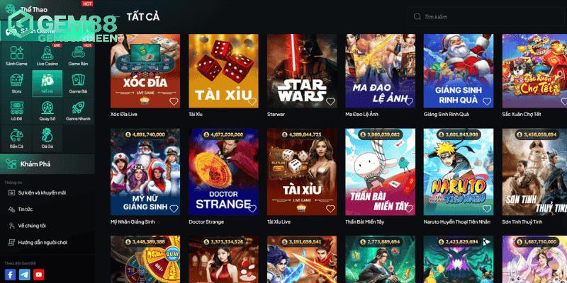 Giao diện GEM 88 thân thiện và siêu trực quan