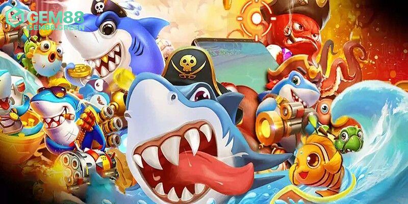 Hệ thống sinh vật biển có trong game quay đèn kéo quân GEM88 Hệ thống sinh vật biển có trong game quay đèn kéo quân GEM88